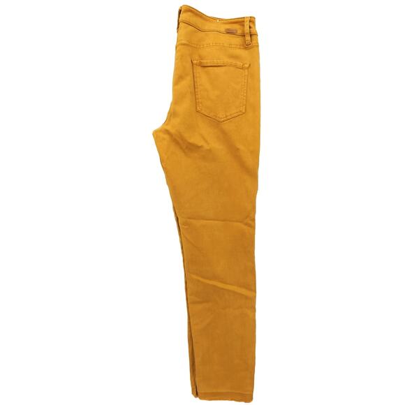 Massimo Dutti Women's Jeans Skinny fit Mid Rise Color Yellow - Picture 10 of 11